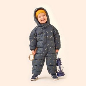 Tinycottons waterproof snowsuit 18m